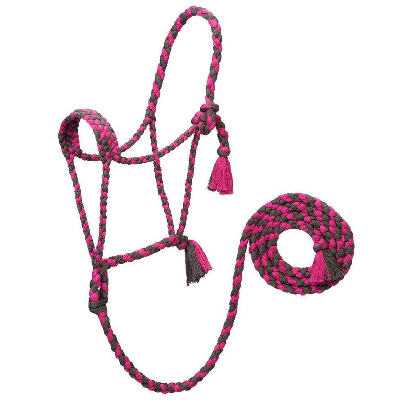 Weaver Leather Ecoluxe Braided Rope Halter with 8ft Lead
