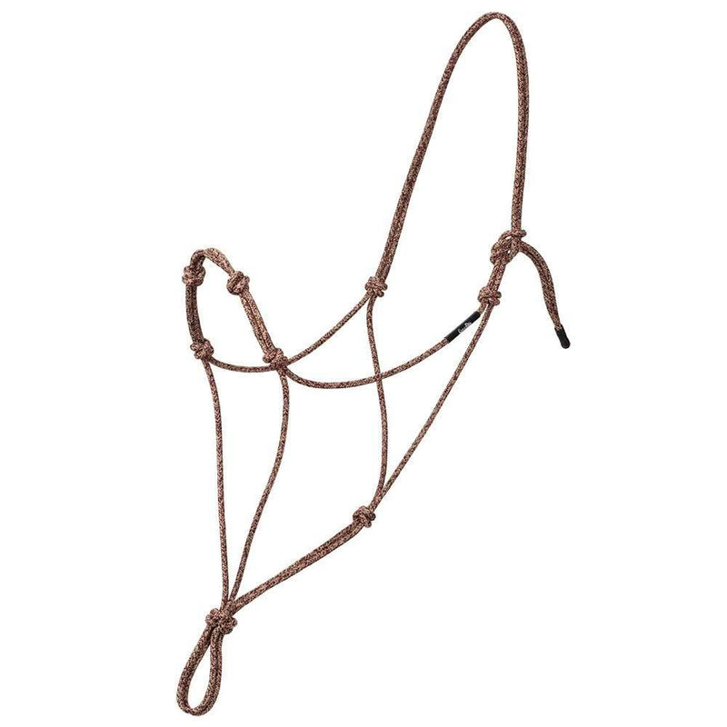 Small Horse Silvertip Four Knot Rope Halter