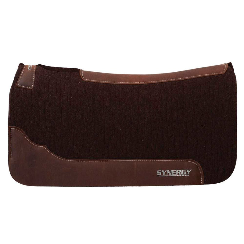 3/4in Synergy Contoured Steam Pressed Merino Wool Felt Saddle Pad 31x32