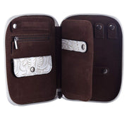 Justin White Tooled Jewelry Case