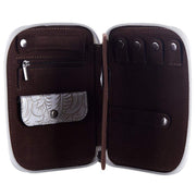 Justin White Tooled Jewelry Case