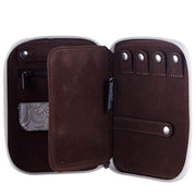 Justin White Tooled Jewelry Case