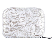 Justin White Tooled Jewelry Case