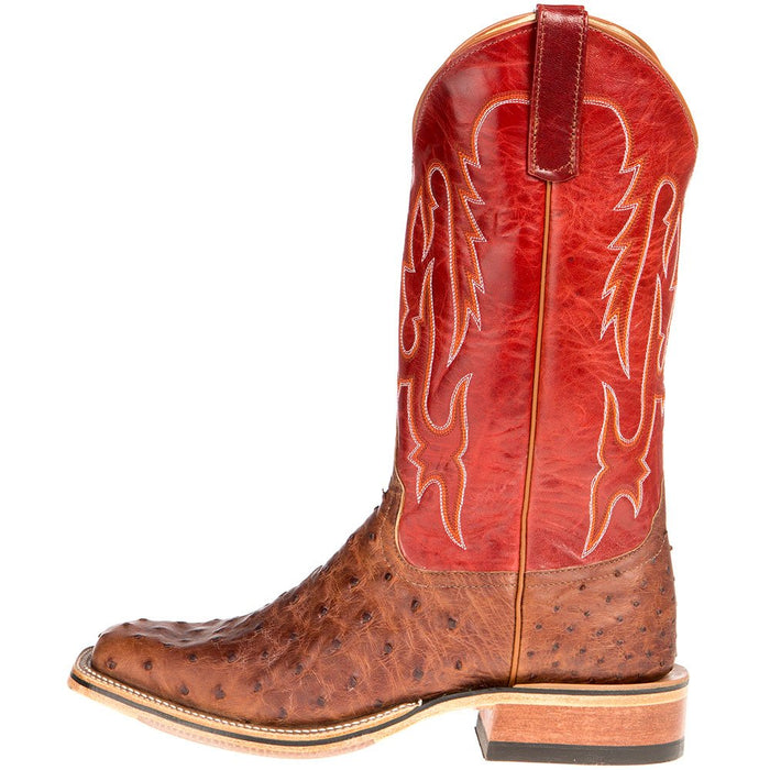 Anderson Bean Mens NRS Ride Ready Kango FQ 13in Red Goat Top Cowboy Boot