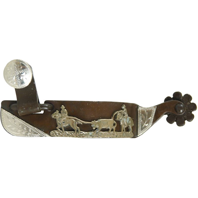 Antique Team Roping Spurs