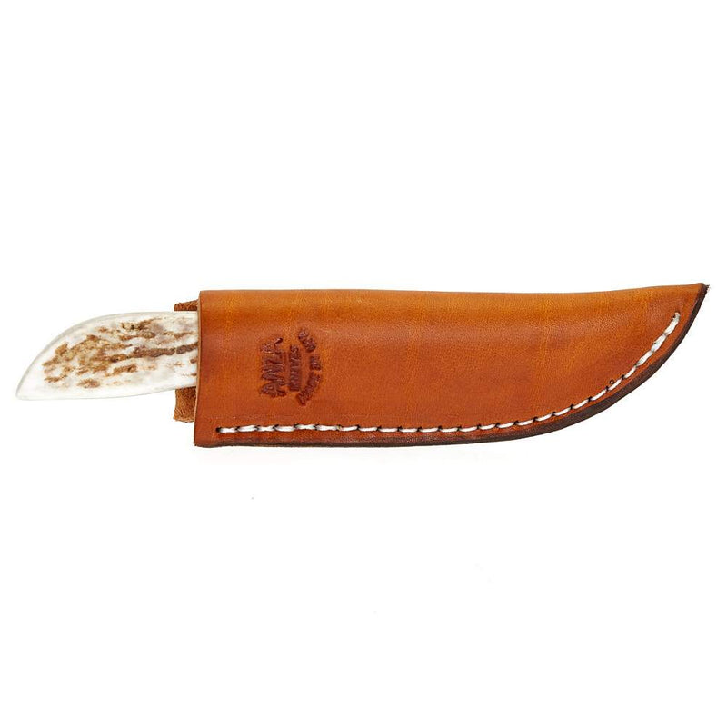 Anza (215) WK-3-V Fixed Blade Red/Black-Elk w/Sheath (78) 215WK-3-V-REDBLACKELK