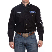 Wrangler Men's Black Logo Buttondown Shirt