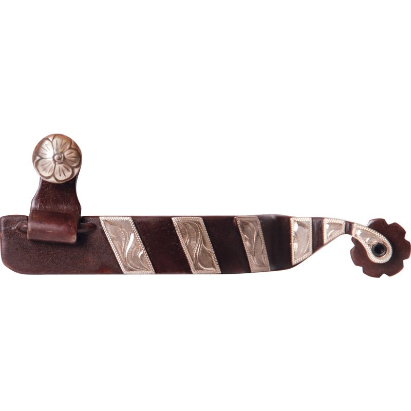 Antique Silver Angle Spurs