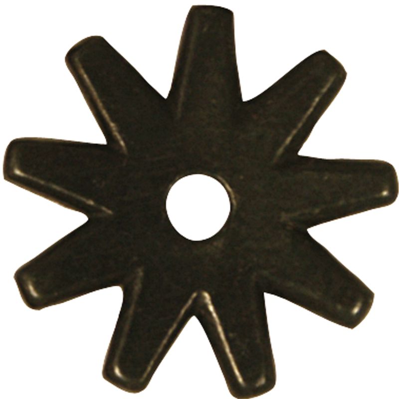 Black 9 Point Spur Rowel