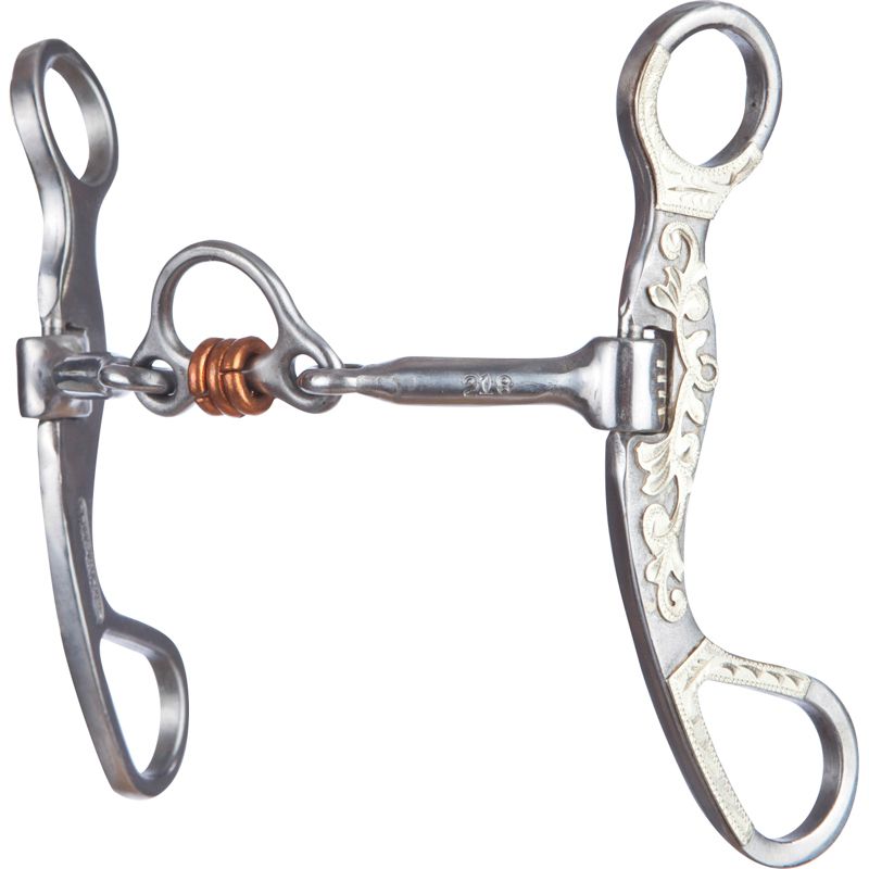 3 Piece Snaffle Floating Dogbone Bit