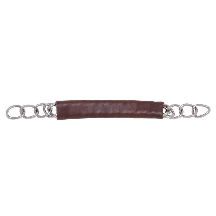 Cowboy Tack Leather Covered Curb Chain