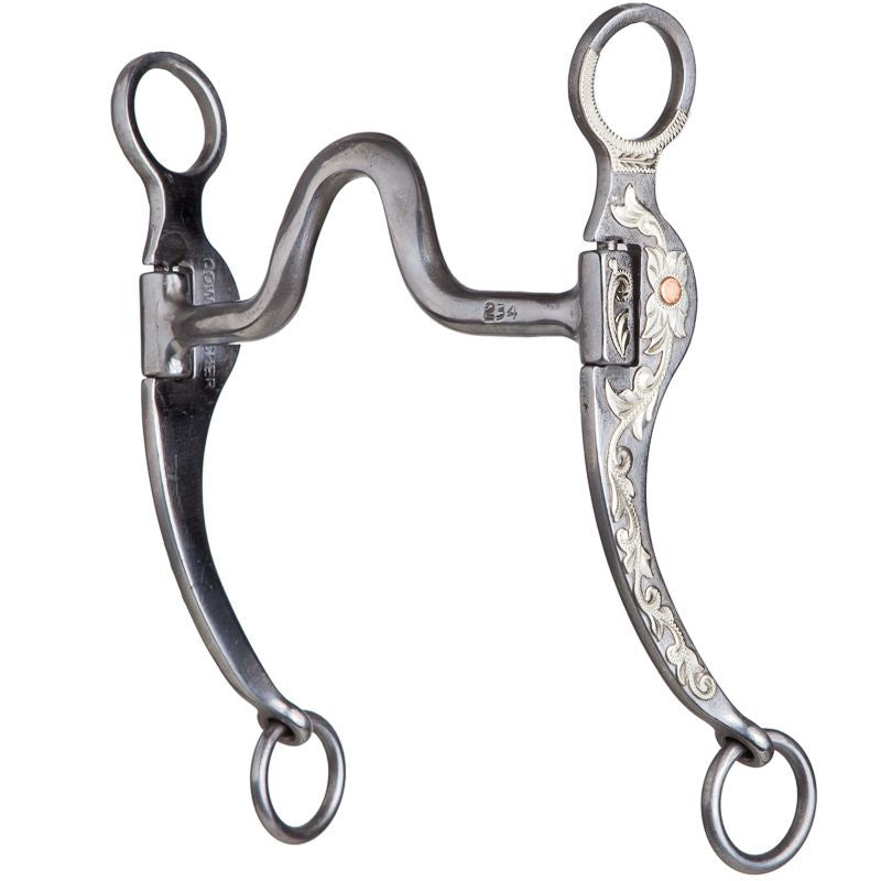 Floral Cheek Solid Port Bit