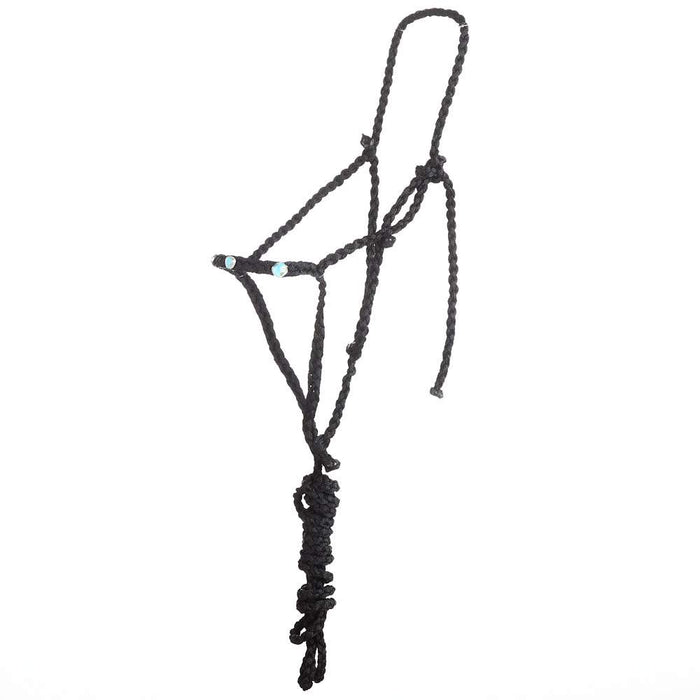 Jarett Freeman/ Mule Tape Halter with Genuine Turquoise Stones