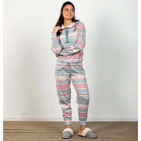 Rock & Roll Denim Powder Pink Aztec Pants