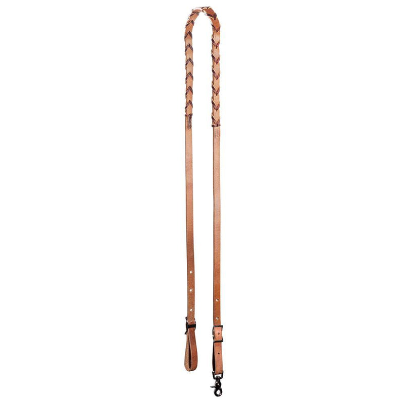 Harness Leather 5/8in Laced Barrel Rein