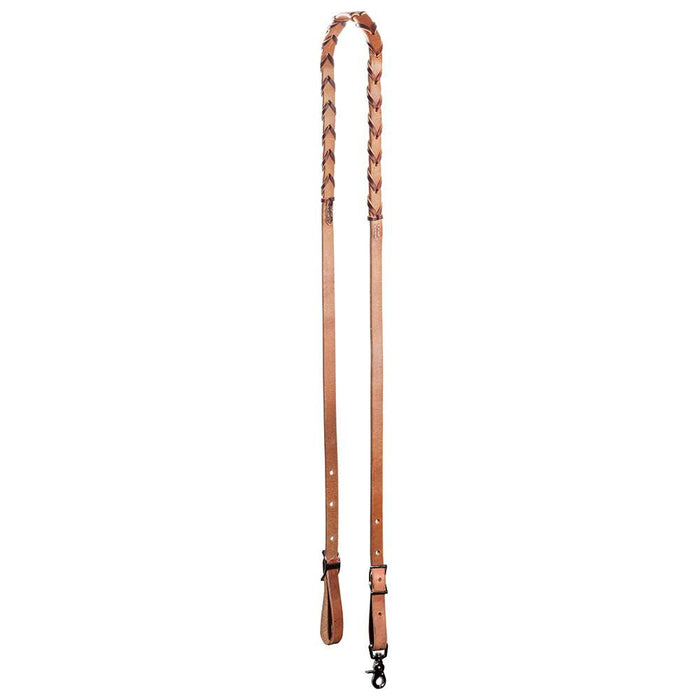 Harness Leather 5/8in Laced Barrel Rein