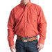 Men's Black White and Red Plaid Buttondown Shirt