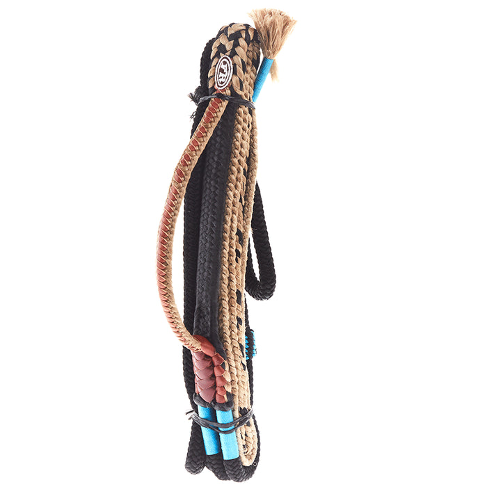 American Right Handed Junior 7 Plait Braided Bull Rope