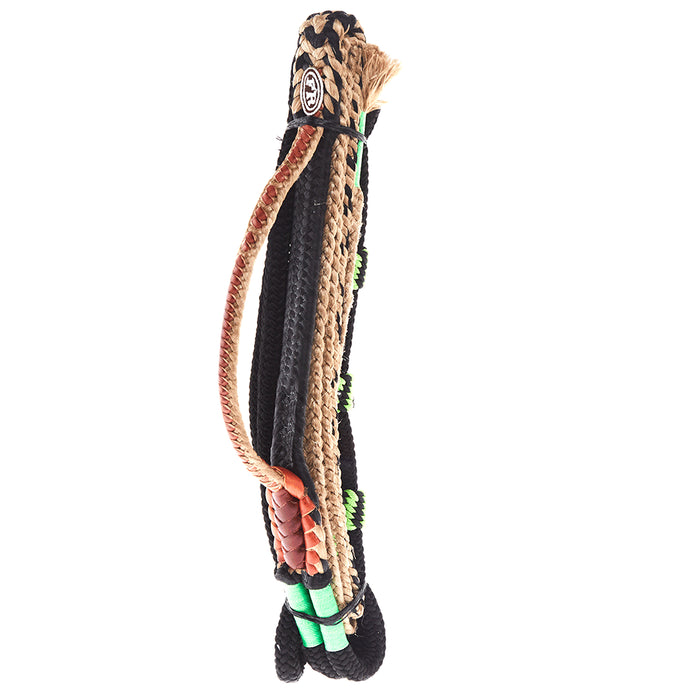 American Right Handed Junior 7 Plait Braided Bull Rope