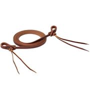 Working Tack Heavy Harness Leather Pineapple Knot 8ft Roping Reins