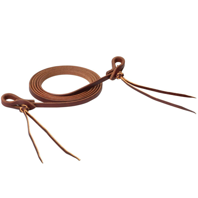 Working Tack Heavy Harness Leather Pineapple Knot 8ft Roping Reins