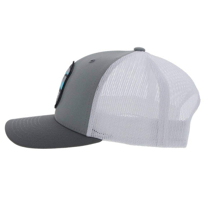 Hooey Cheyenne Grey and White Cap