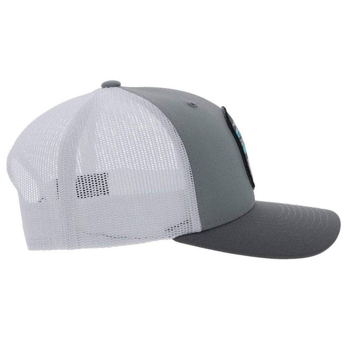 Hooey Cheyenne Grey and White Cap