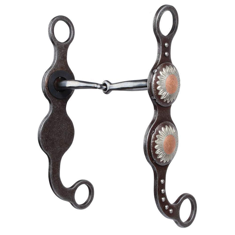 Professionals Choice Professional's Double Sunflower Shank Snaffle Bit