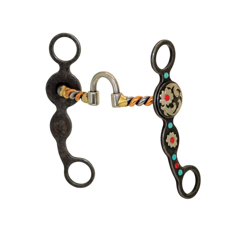 Southwest Copper Twisted Correctional Floral Bit
