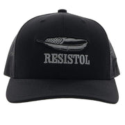 Hooey Resistol Black Feather Logo Cap