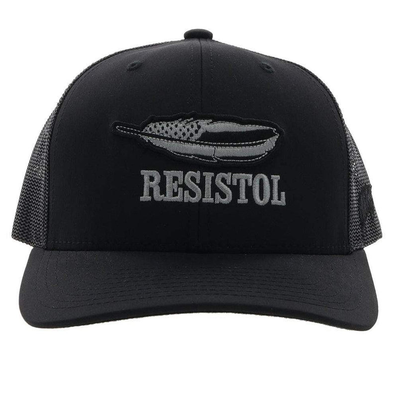 Hooey Resistol Black Feather Logo Cap