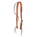 1 1/4in Harness Leather Cowboy Knot Slip Ear Headstall