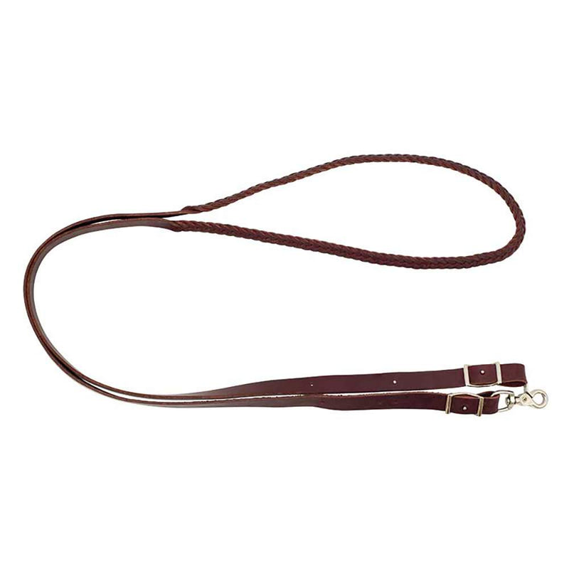 Latigo 5 Plait Leather 3/4x8ft Roping Reins