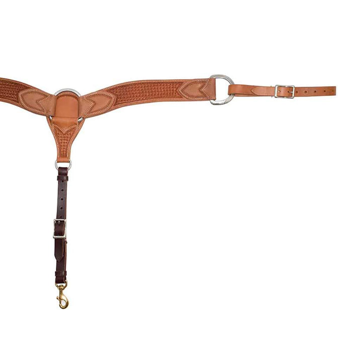 Golden Leather Spider Stamp 2-3/4in Breast Collar