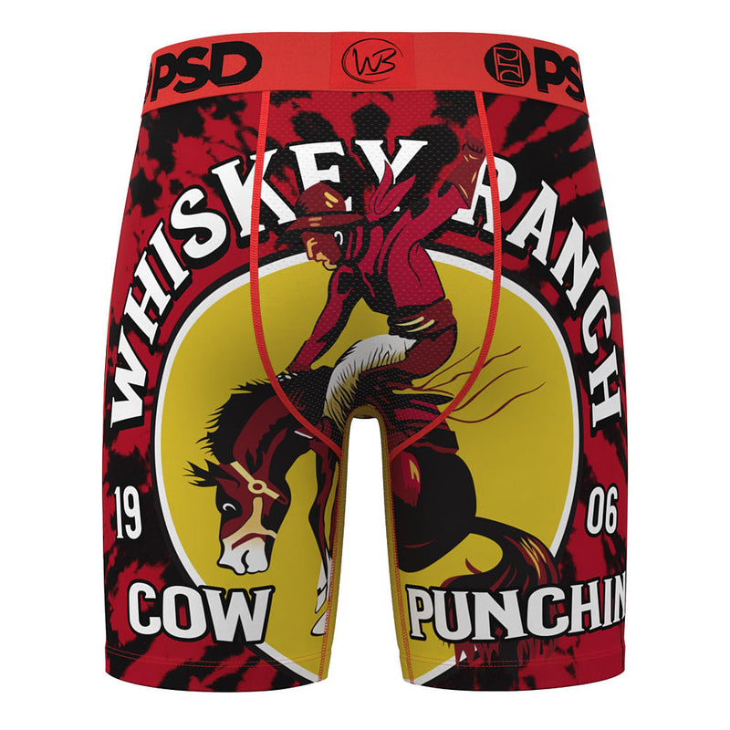 Psd Underwear Men's WB Cow Punchin Boxer Briefs
