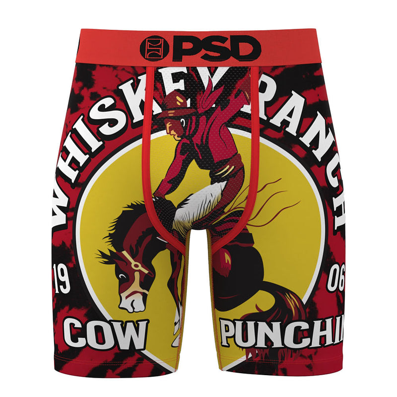 Psd Underwear Men's WB Cow Punchin Boxer Briefs