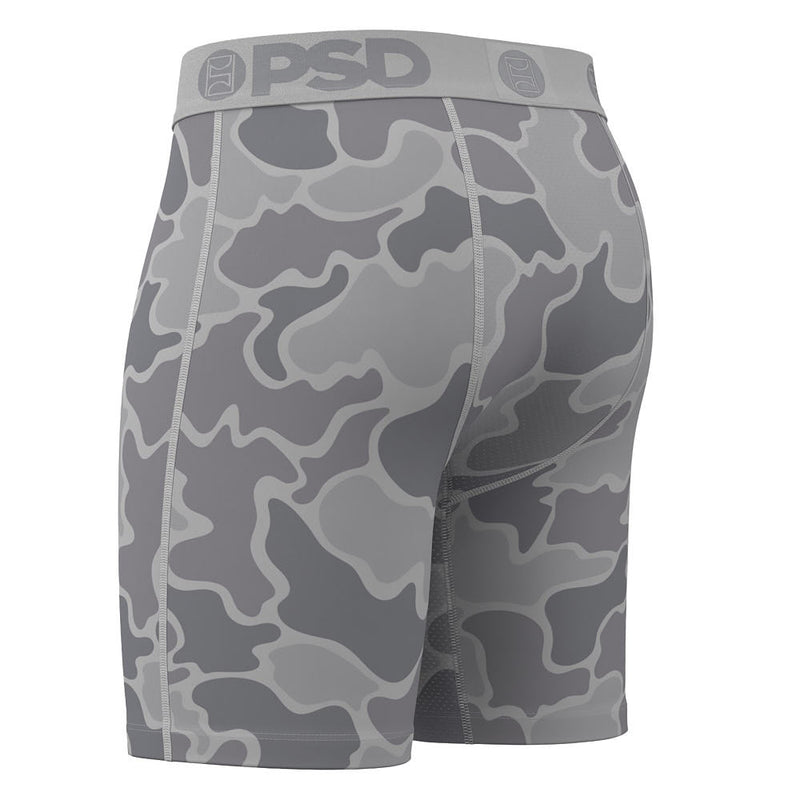 Psd Underwear Men's Grey Duck Camo Boxer Briefs