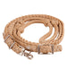 Waxed Nylon Knotted Barrel Rein