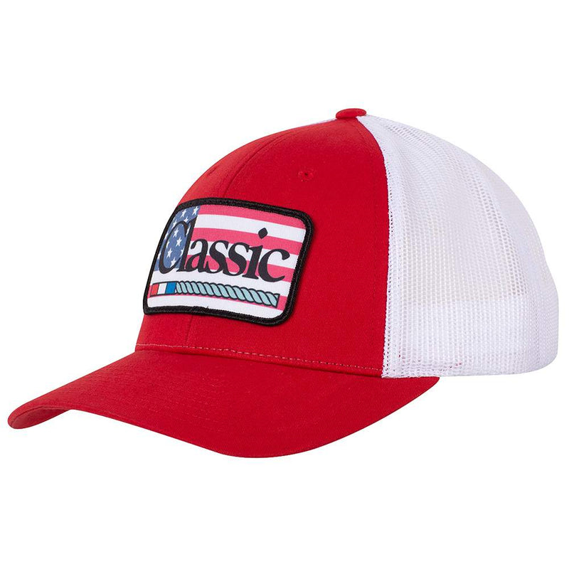 Red/White Flag Patch Cap