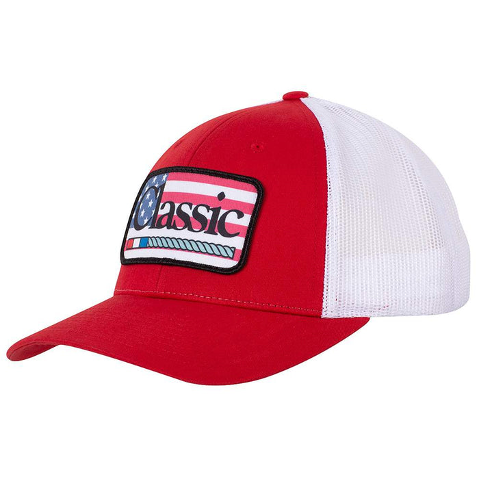 Red/White Flag Patch Cap