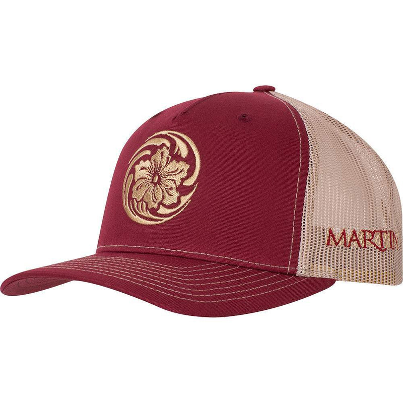 Martin Saddlery Embroidered Flower Cap