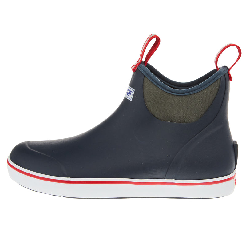 Xtratuf Men`s Navy and Red 6In Deck Boot