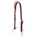 Professionals Choice Professional's West Texas 1in Burgundy Slip Ear Headstall with Harness Leather Ear