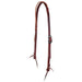 West Texas 5/8in Burgundy Slip Ear Headstall with Harness Leather Ear