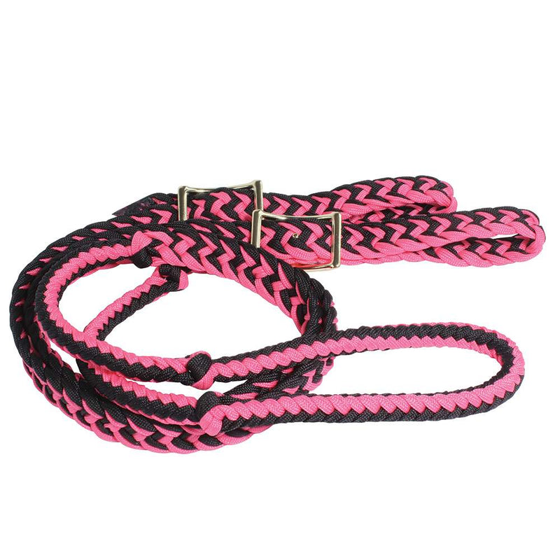 Braided Barrel Reins 5/8in x 7ft 3in