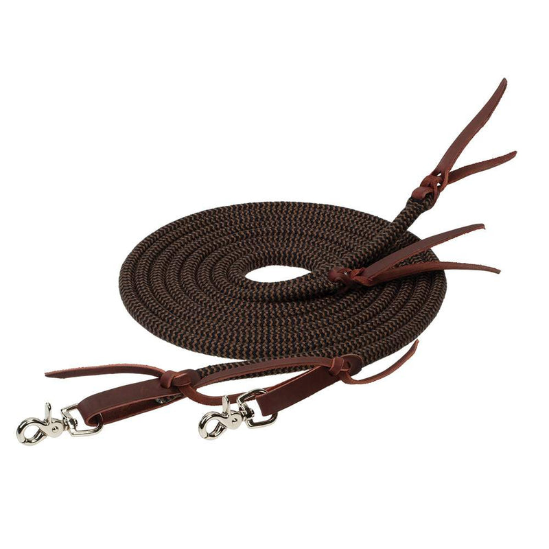 EcoLuxe Bamboo Round Split Reins 8ft