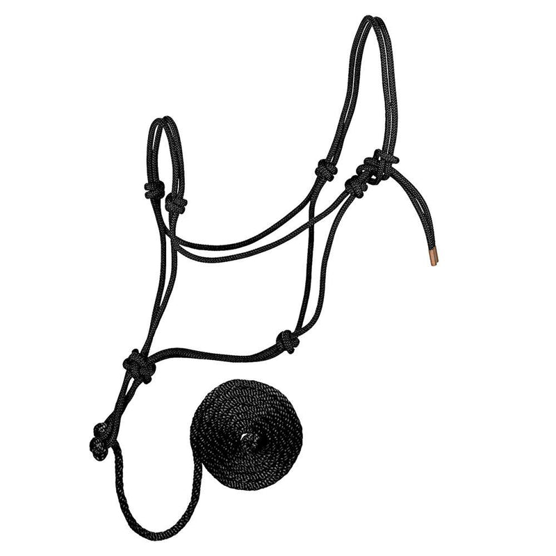Diamond Braided Rope Halter w/10ft Lead