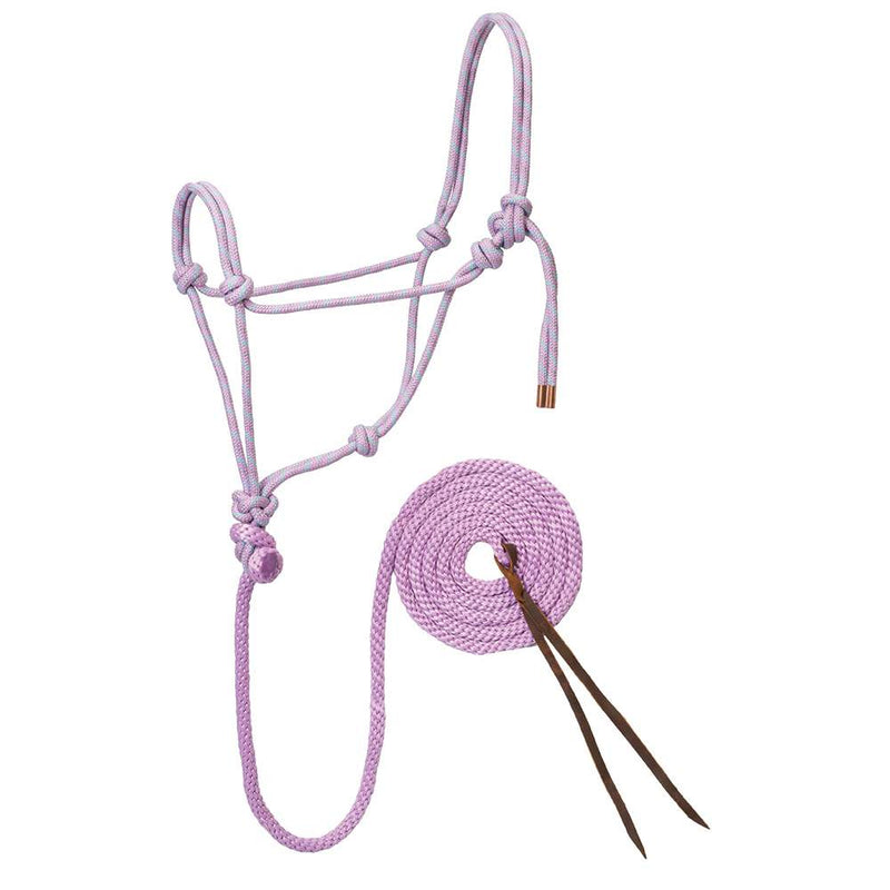 Diamond Braided Rope Halter w/10ft Lead