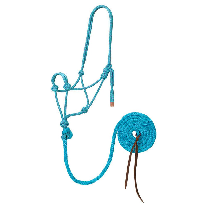 Diamond Braided Rope Halter w/10ft Lead