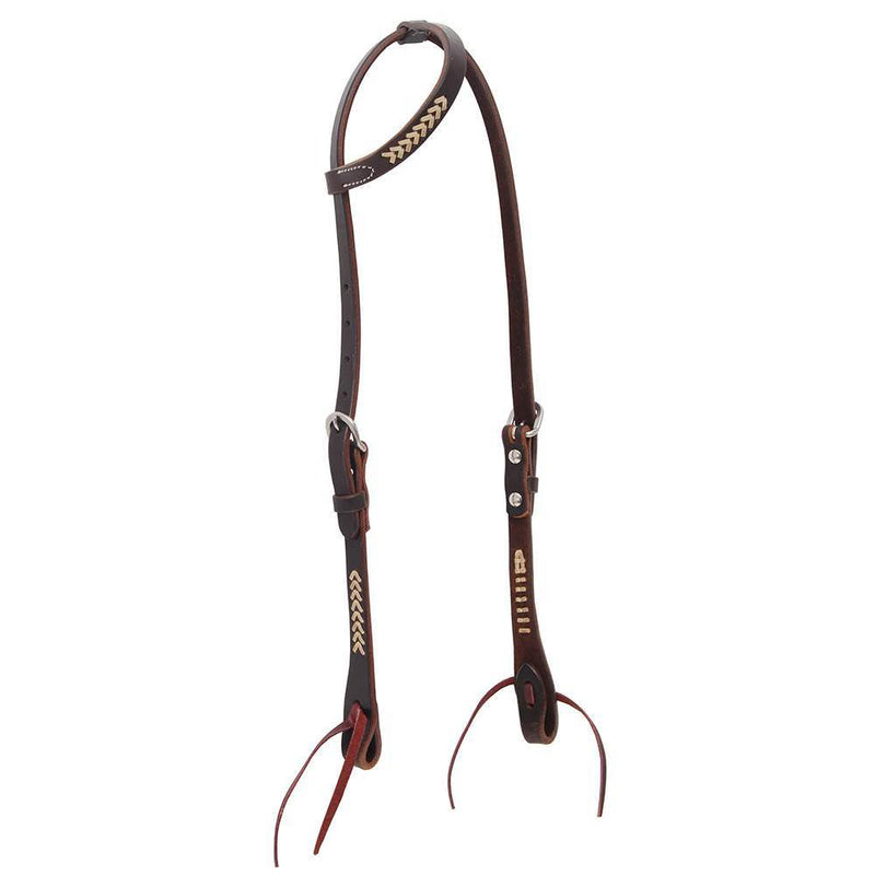 Oxbow Tack Sonoma Single Ear Headstall w/ Rawhide Weaving
